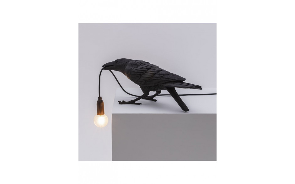 Seletti Bird Lamp Outdoor Svago Nero