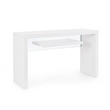 CONSOLLE LINE WOOD BIANCO 
